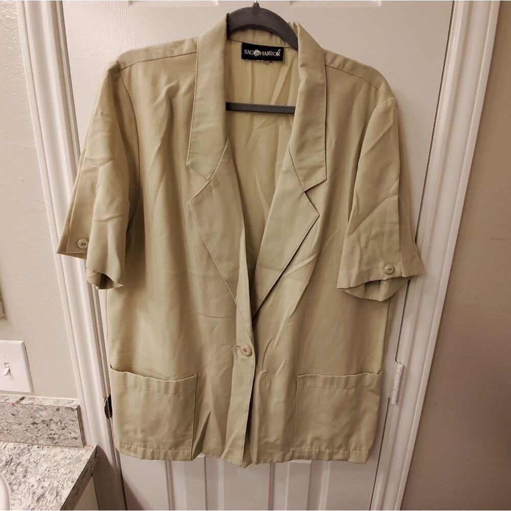 SAG HARBOR‎ plus size blazer